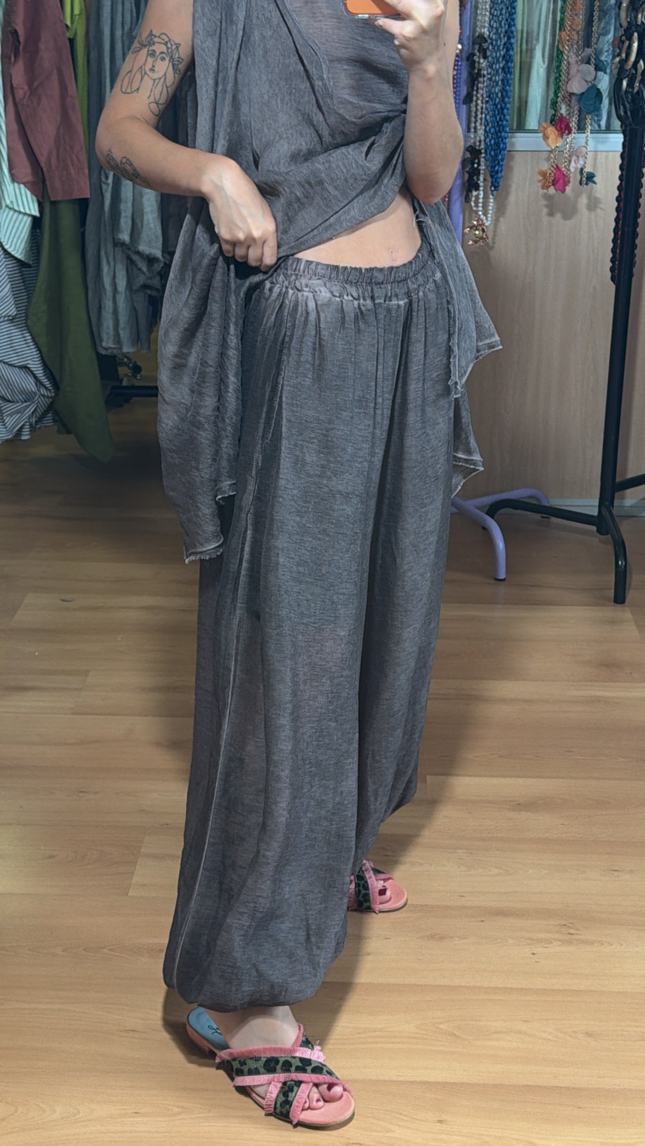 Pantalon Aladin satinado