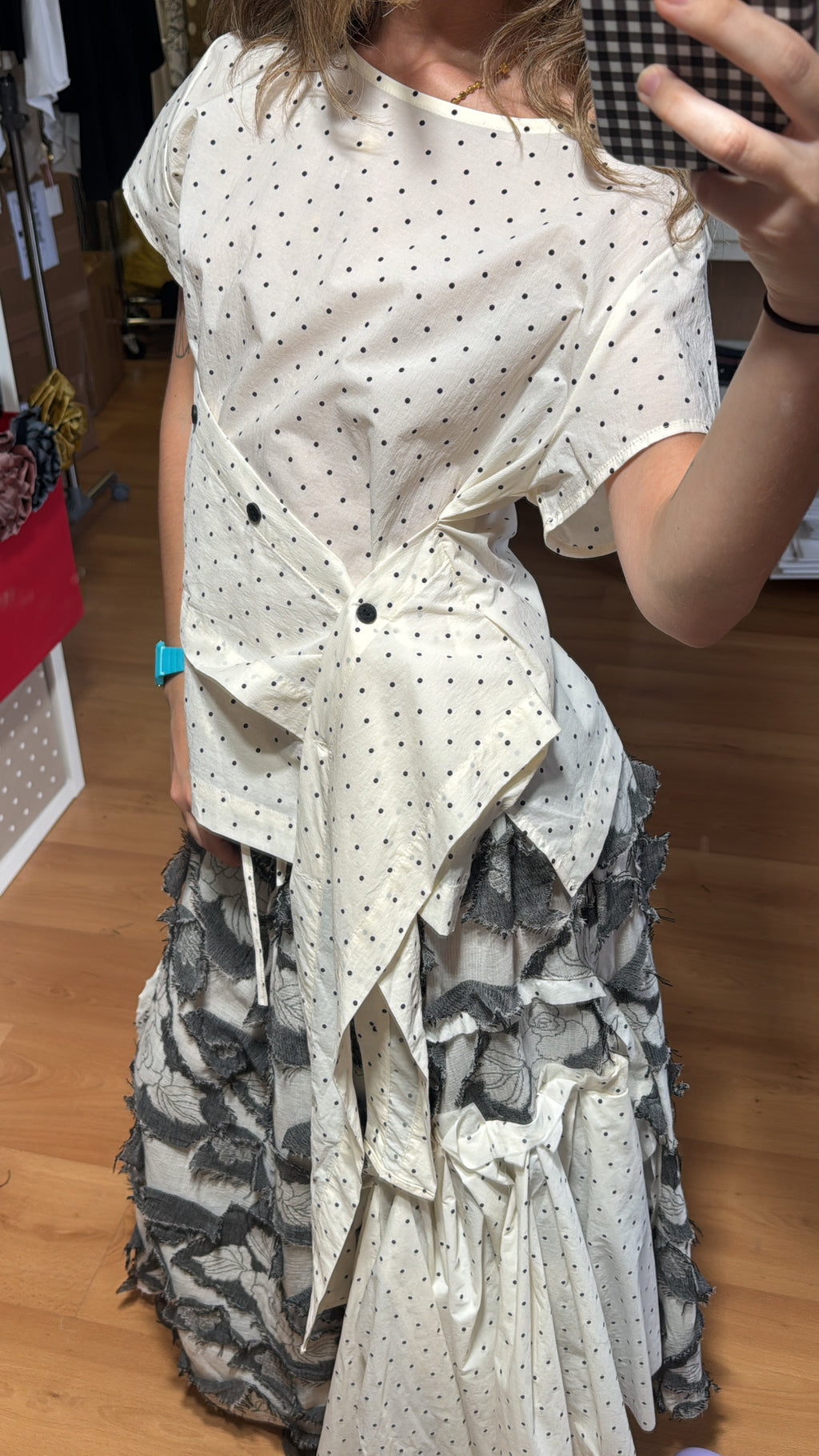 Blusa topitos