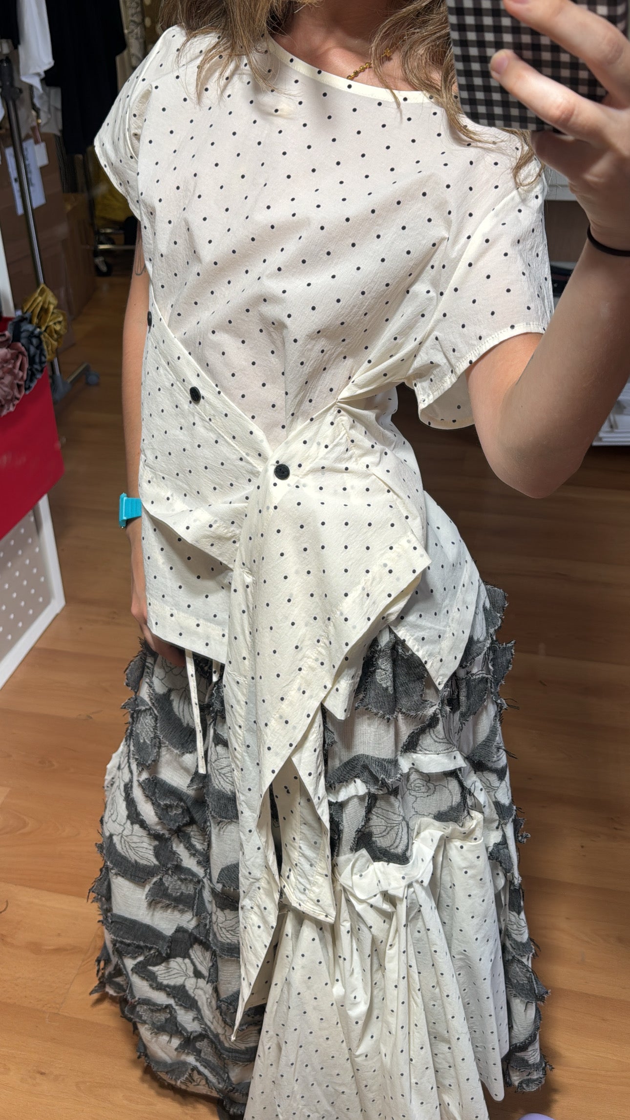 Blusa topitos