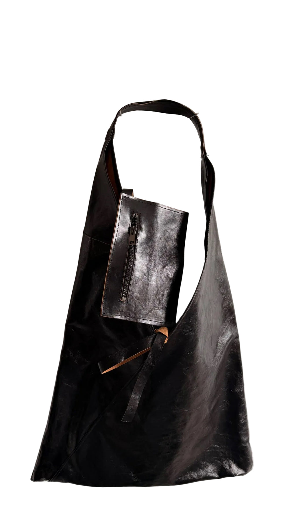 Bolso de piel negro