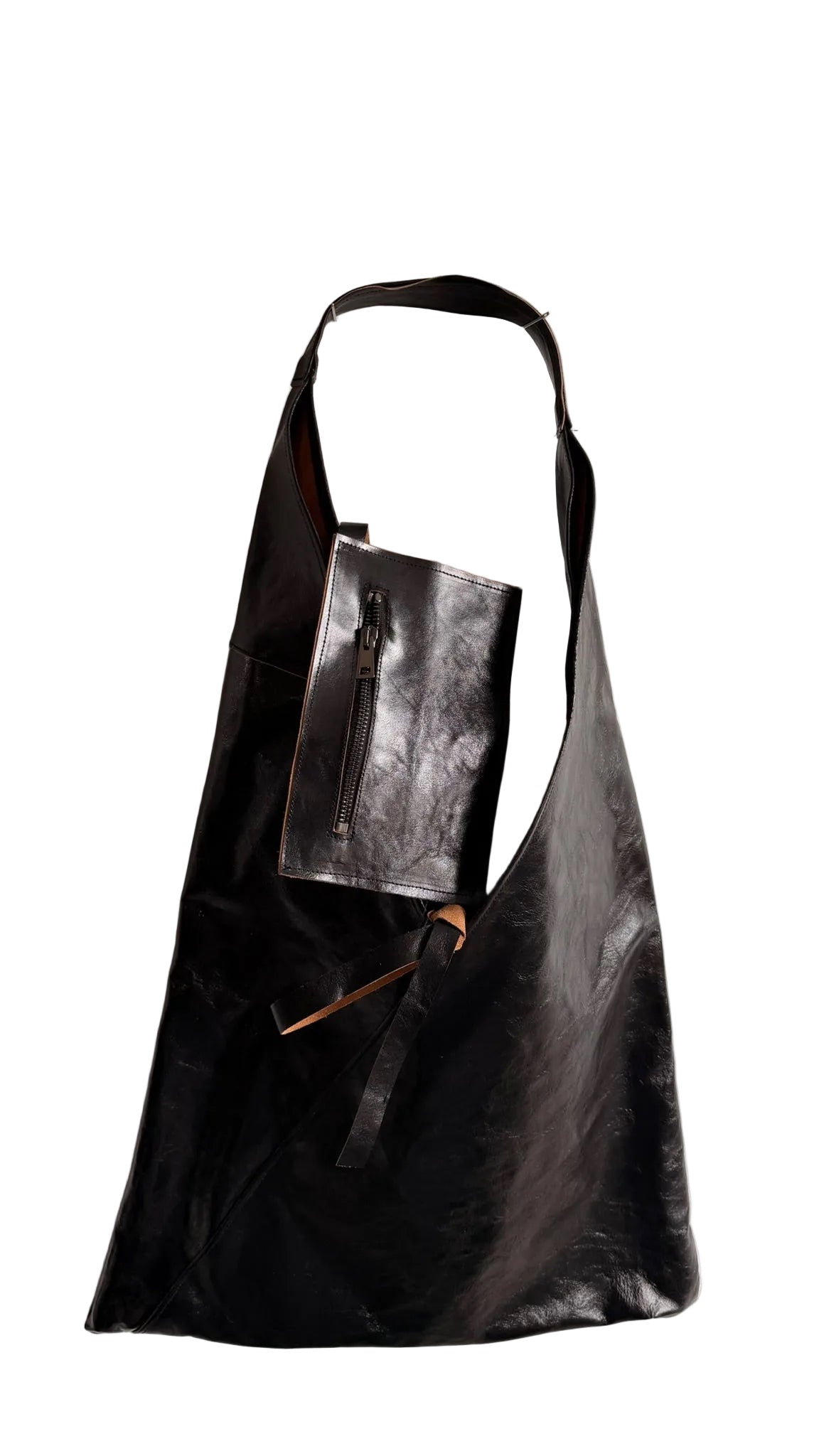 Bolso de piel negro