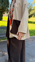 Pantalón barrel pana