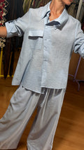 Camisa bolsillo solapa