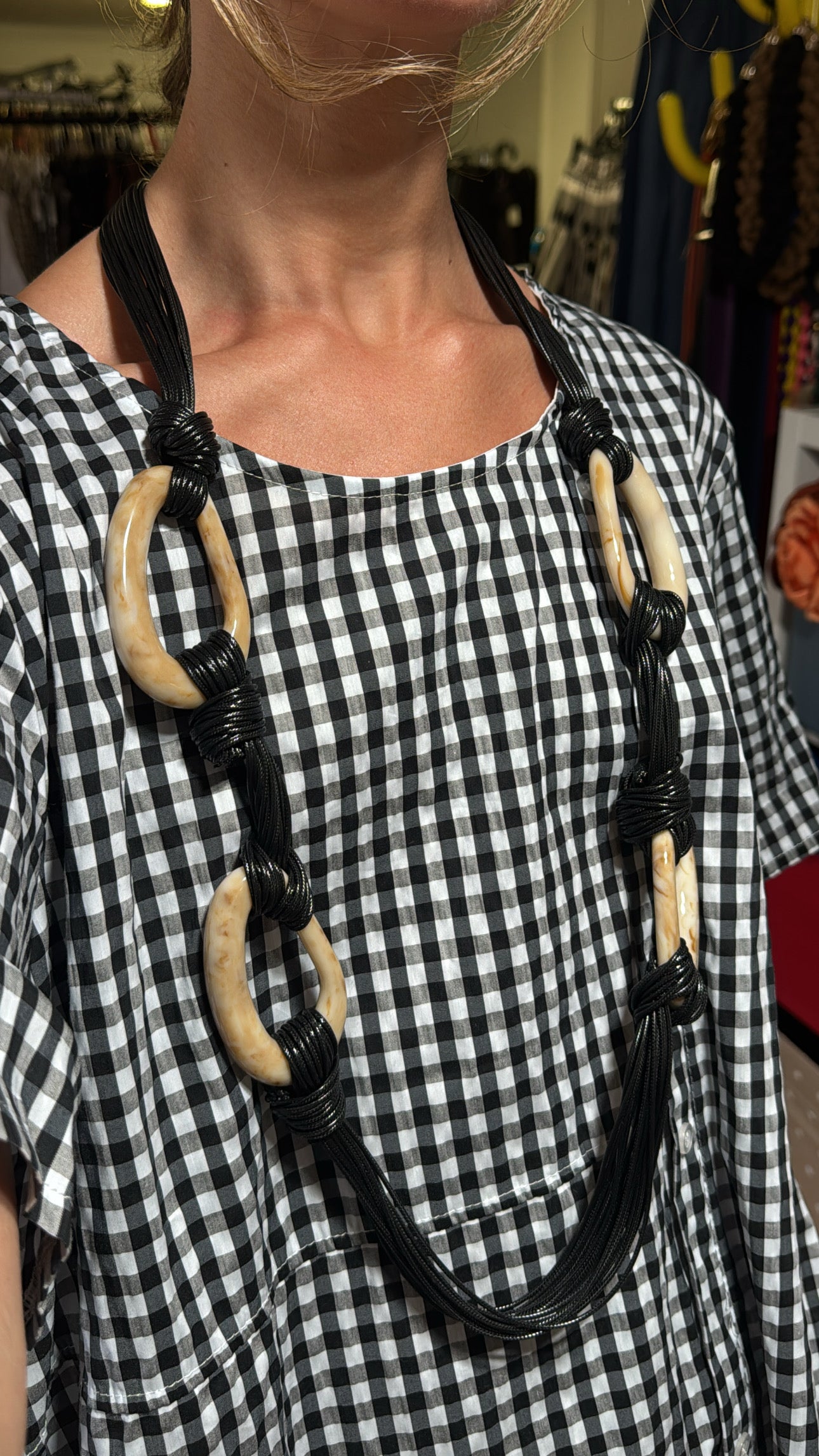 Collar cuerda y eslabones