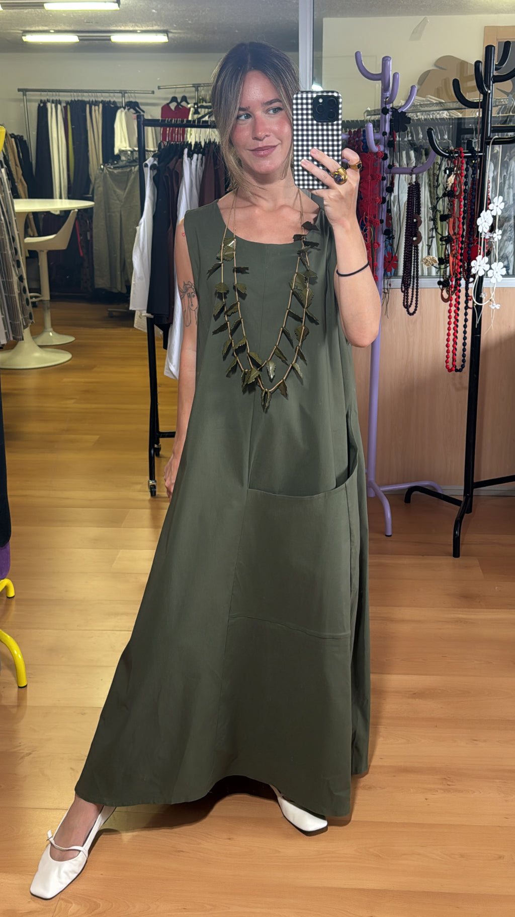 Vestido maxi elástico