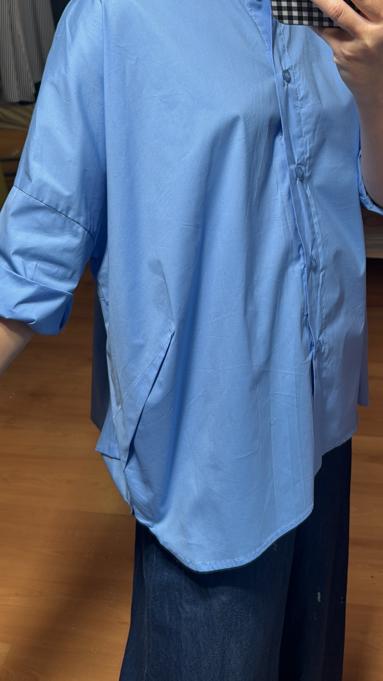 Camisa cuello mao