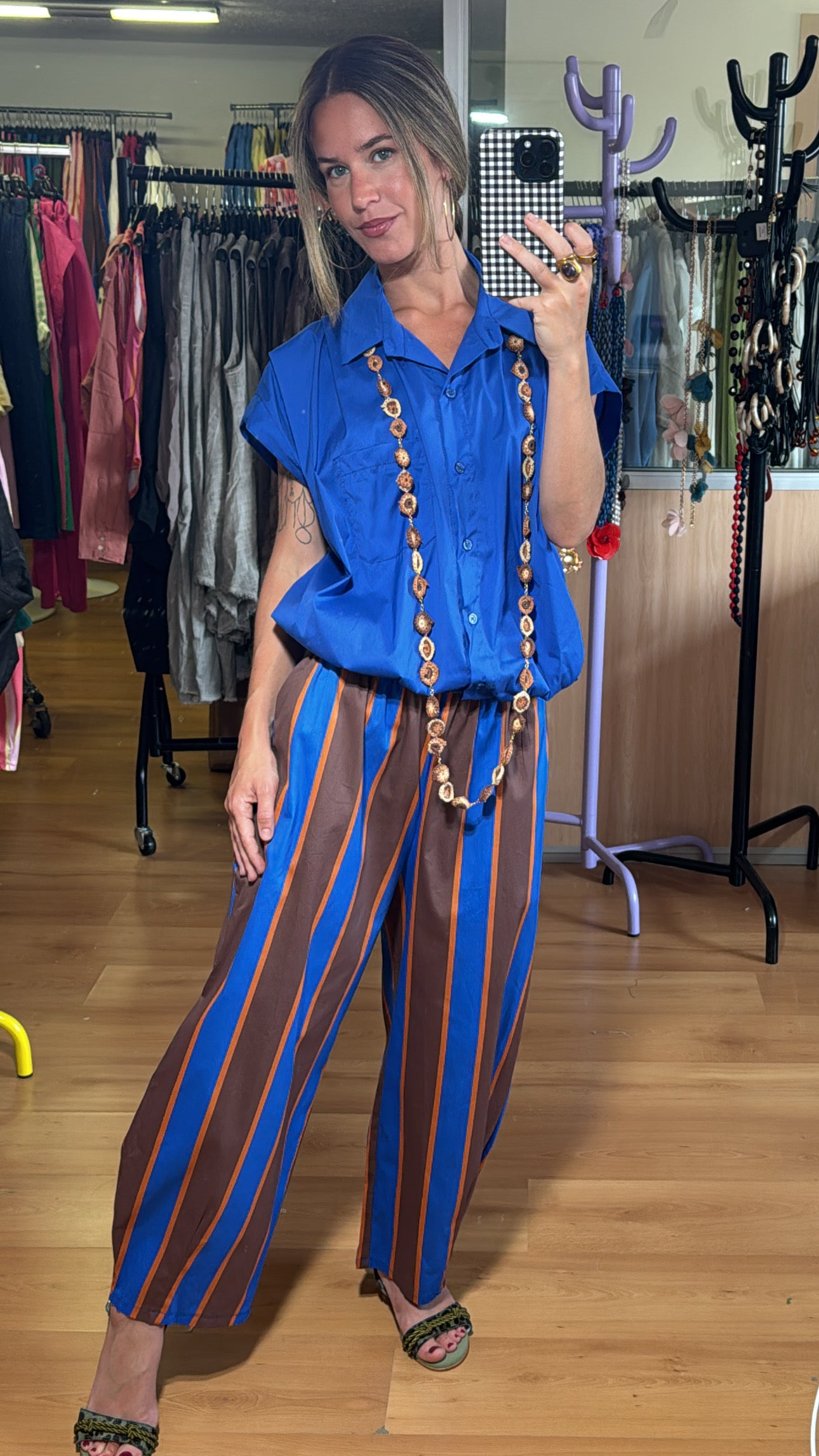 Blusa cintura elástica