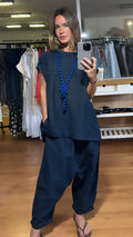 Blusa con parte trasera abierta