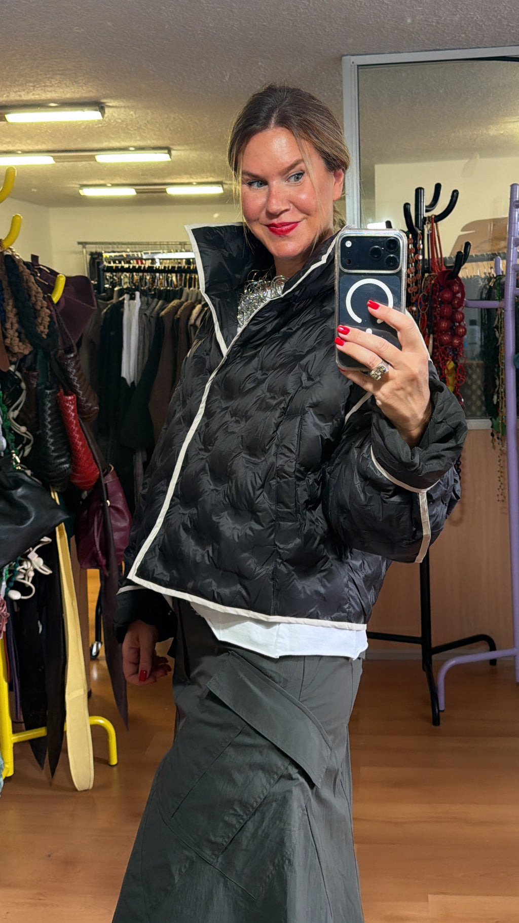 Puffer ribete contraste