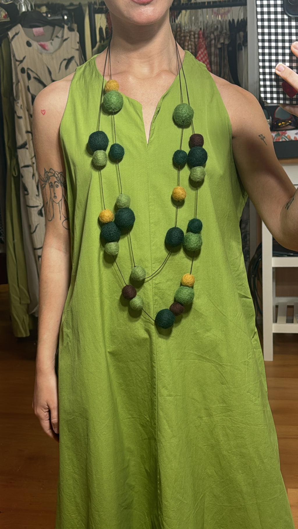 Vestido sin mangas