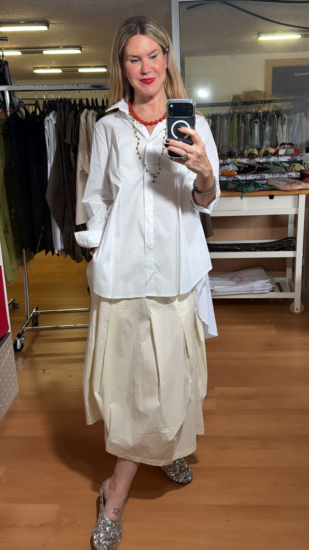 Camisa básica irregular