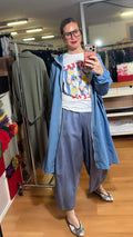 Gabardina con cremallera