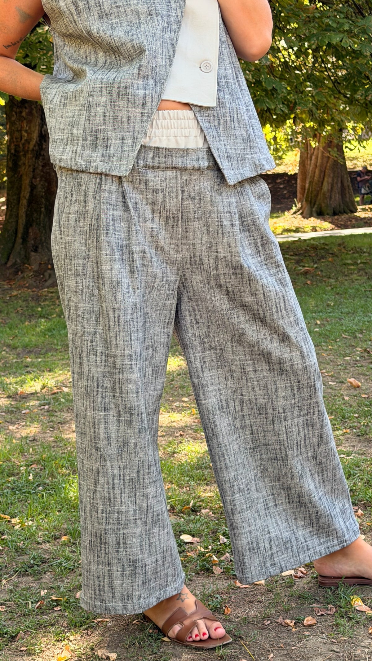 Pantalón doble cintura