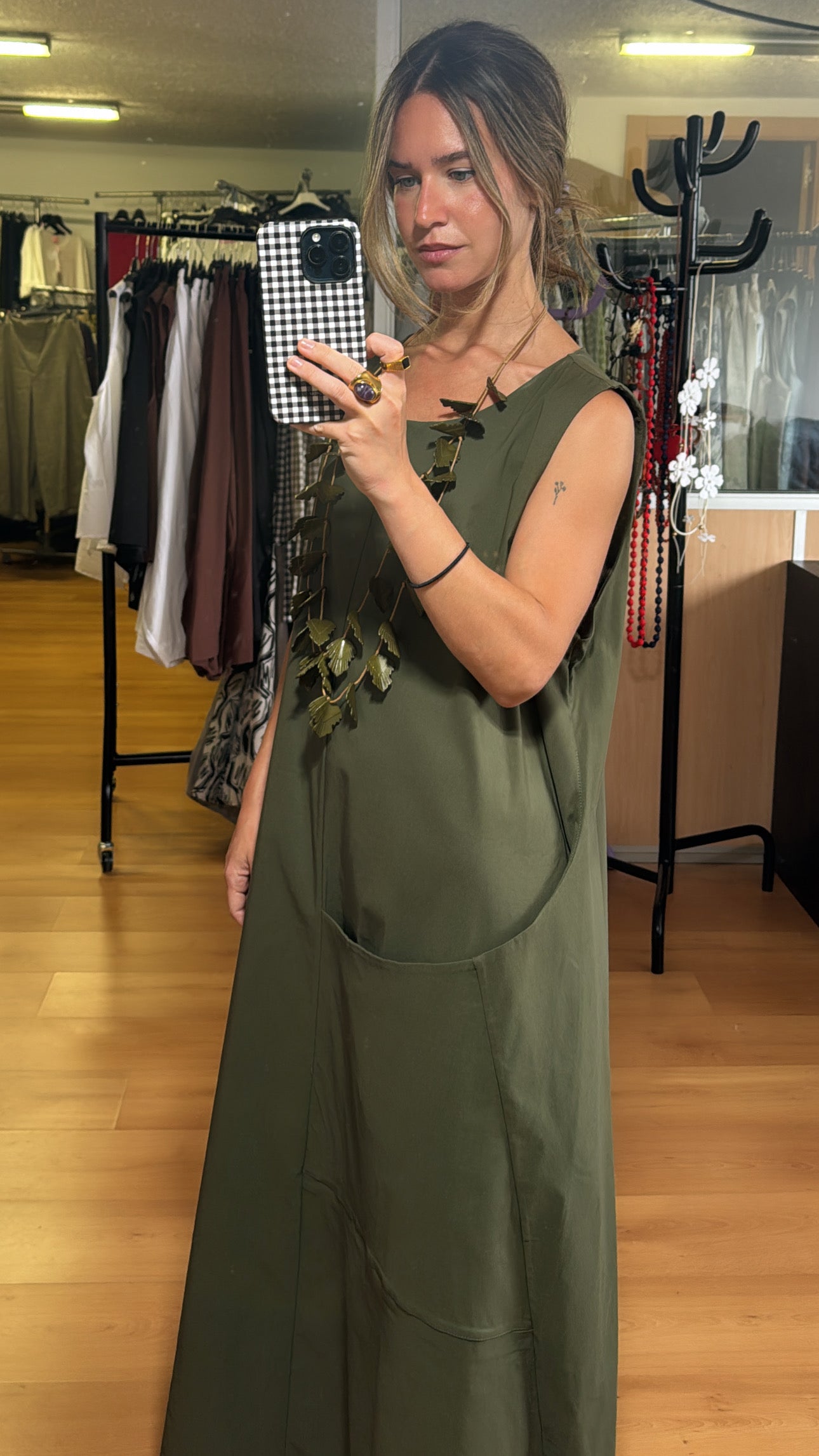 Vestido maxi elástico