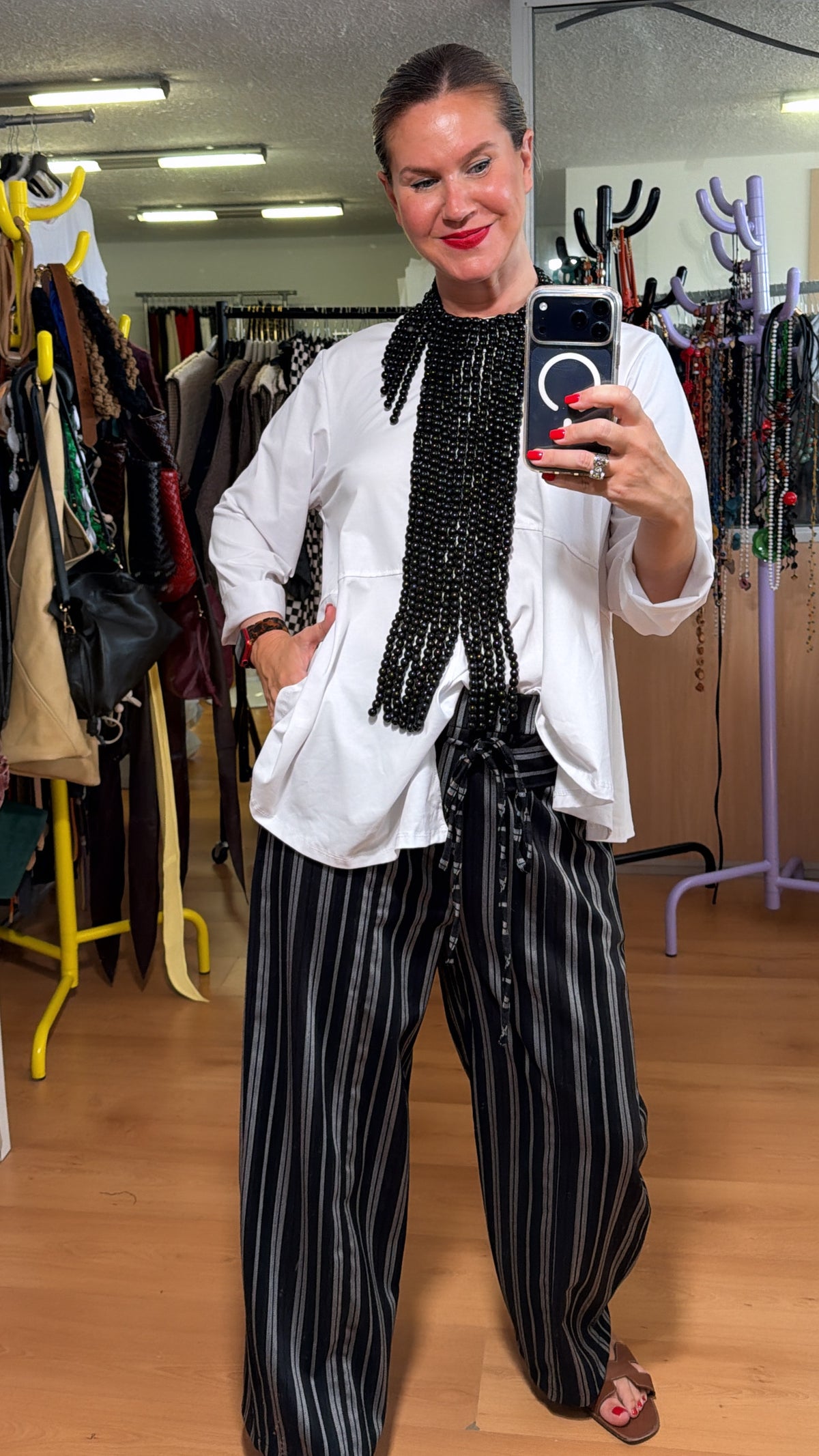 Pantalón raya espiga