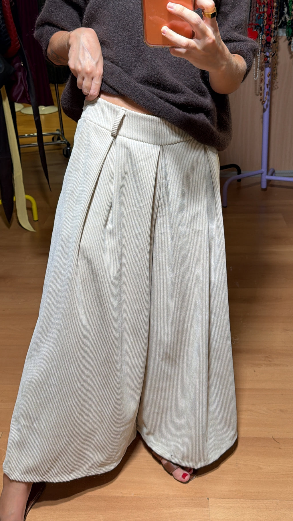 Pantalón pana ancha