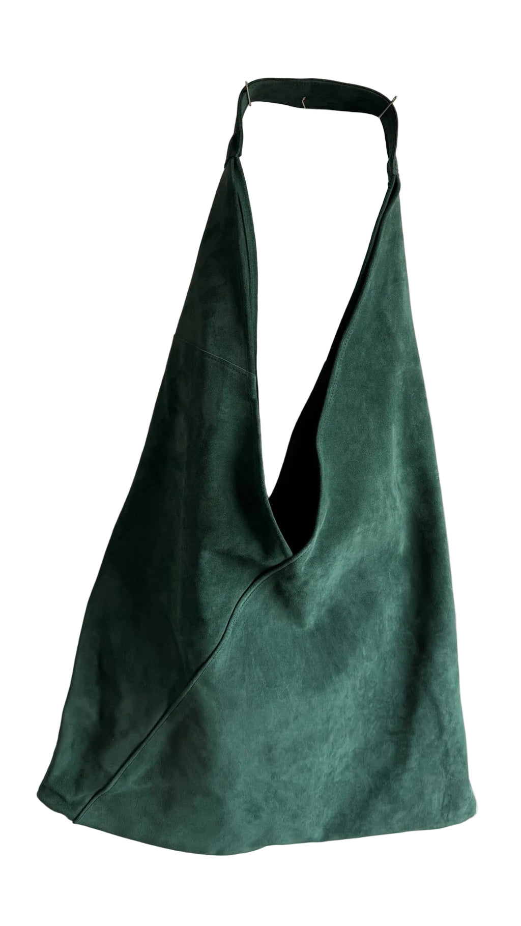 Bolso de piel verde