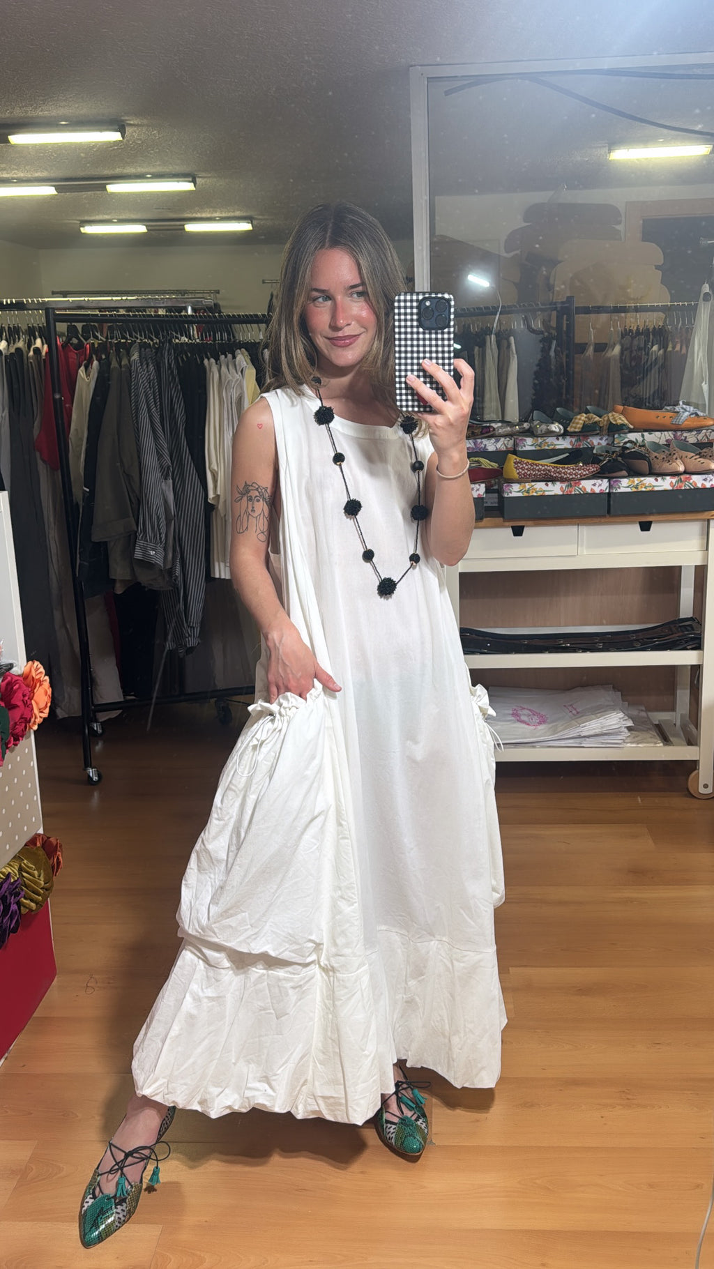 Vestido sin mangas