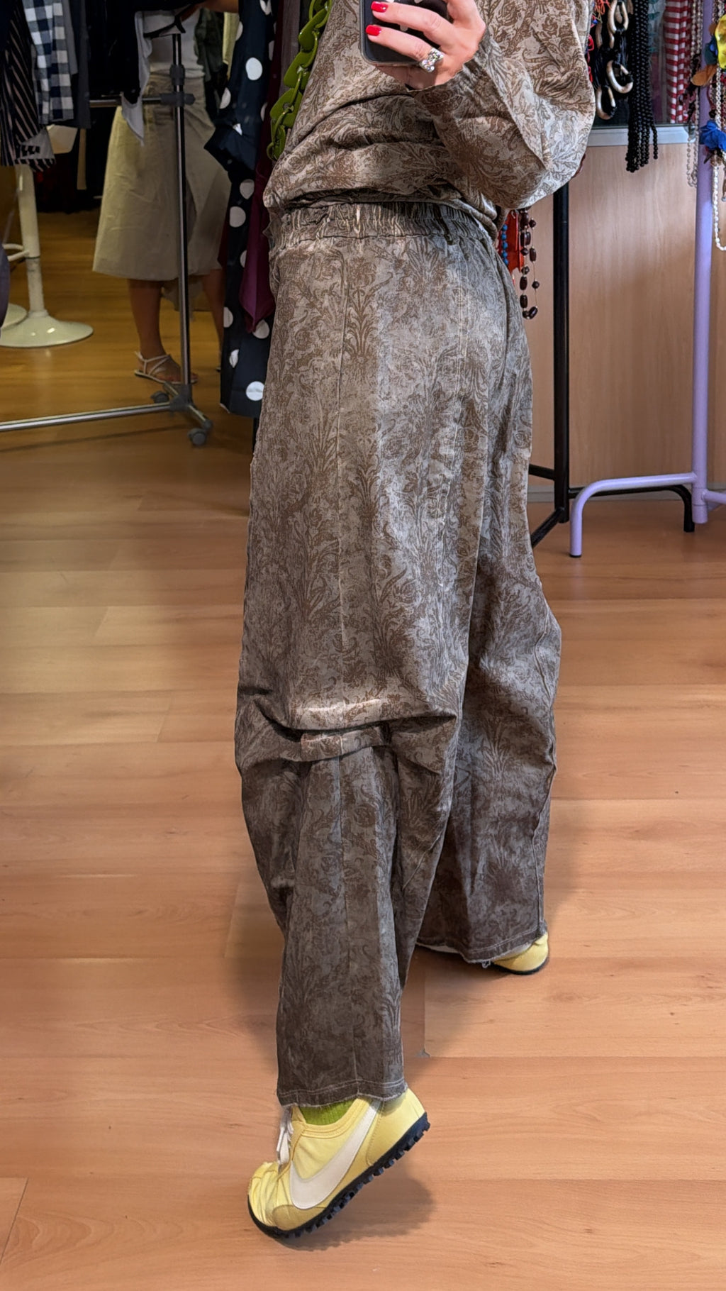 Pantalón ballon estampado