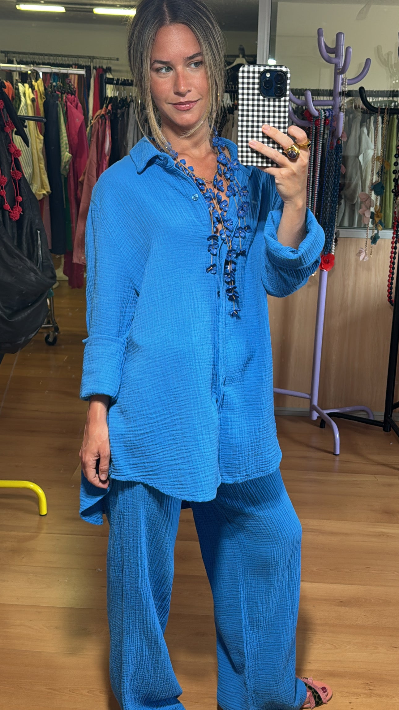 Pantalón muselina
