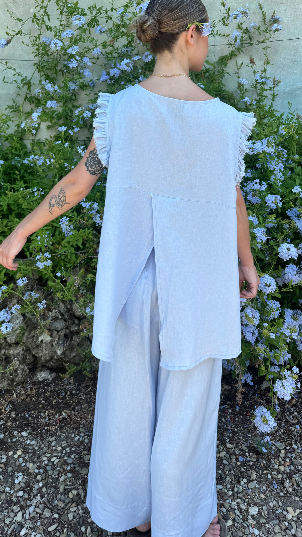 Pantalón celeste
