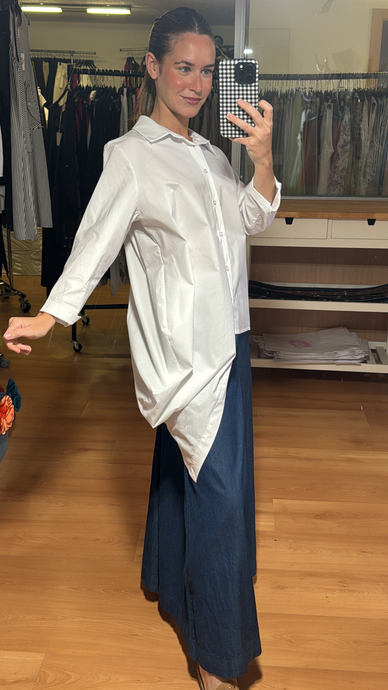 Camisa asimétrica