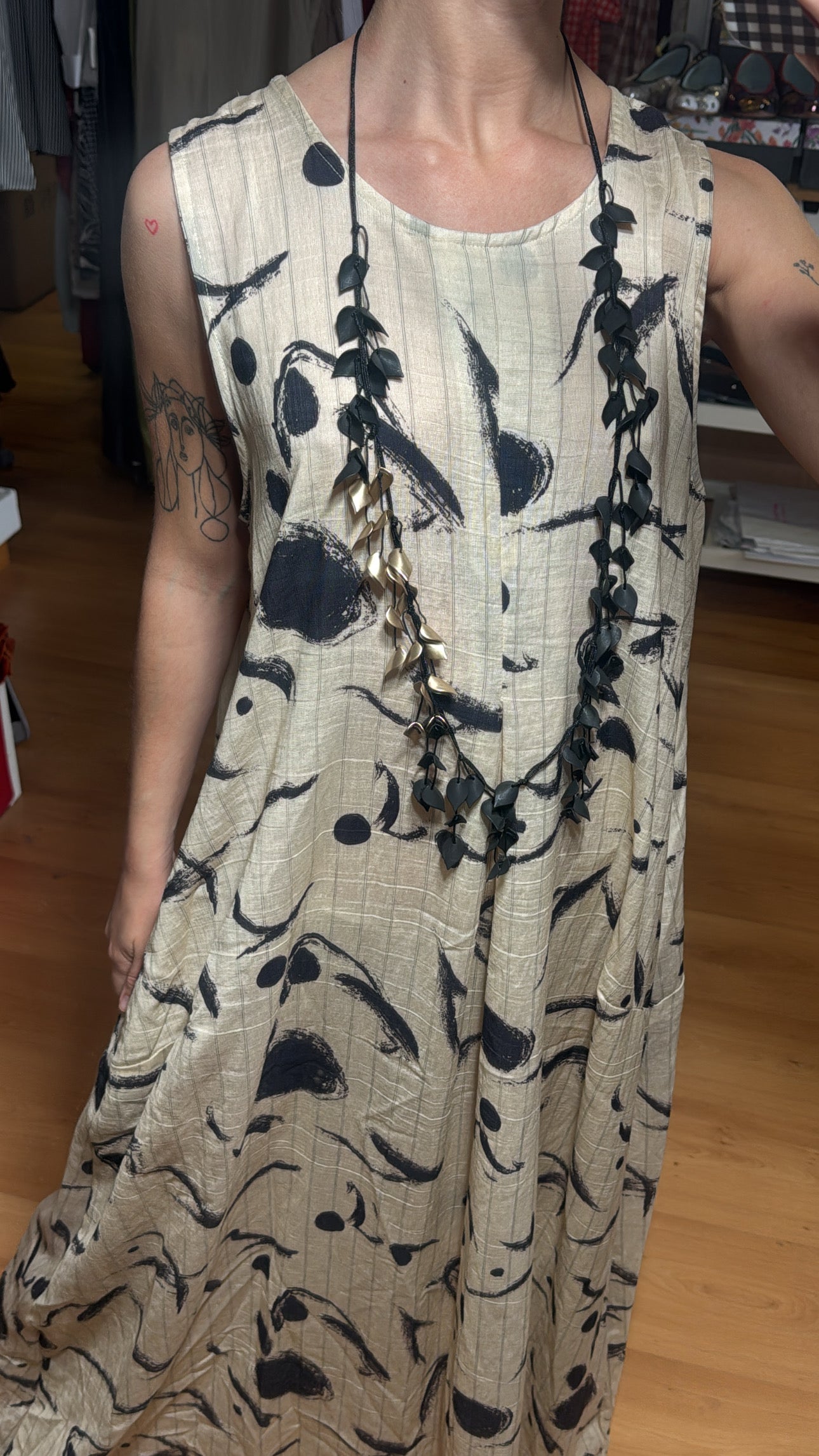 Vestido sin mangas