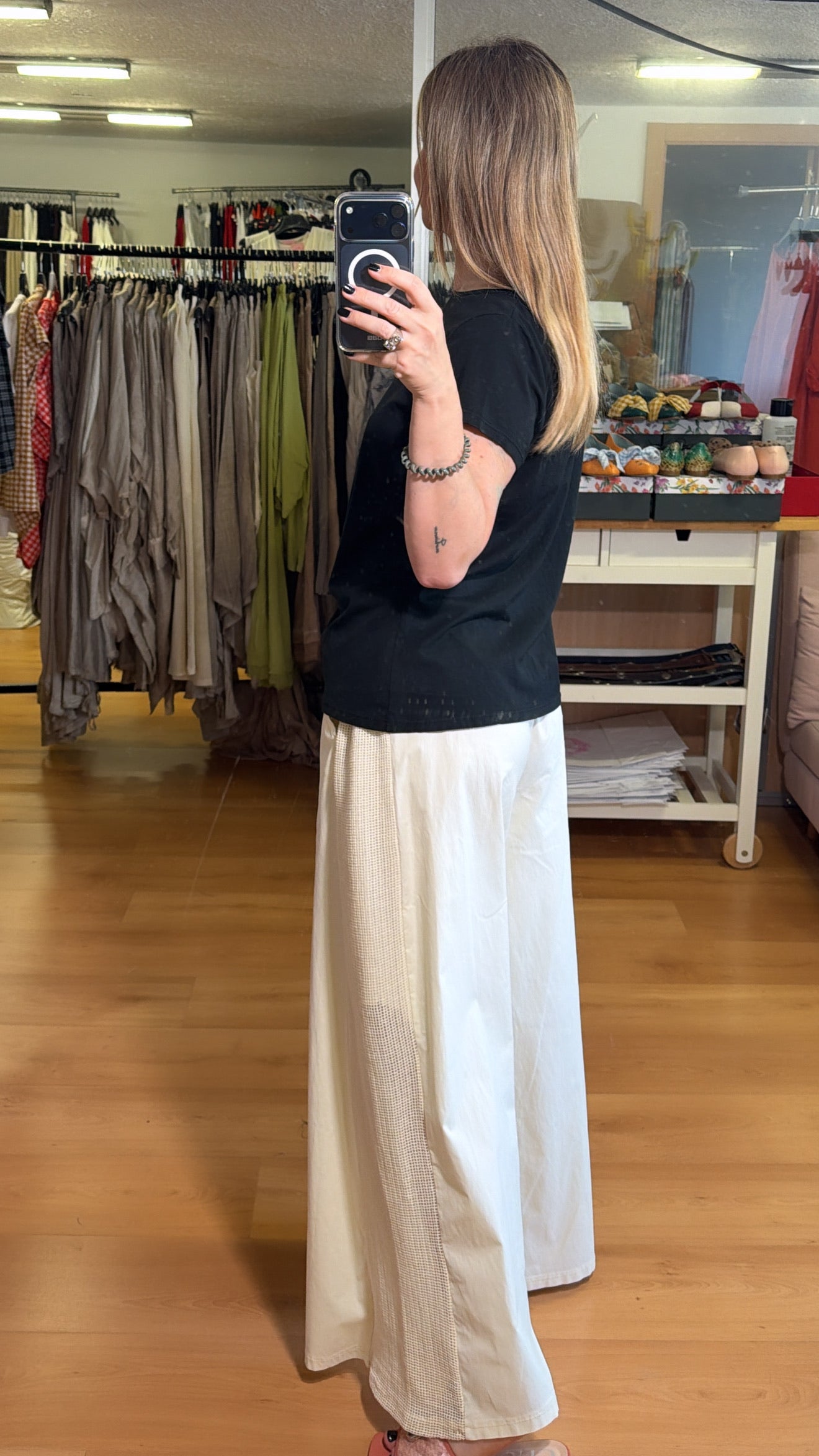 Pantalón con lateral rejilla
