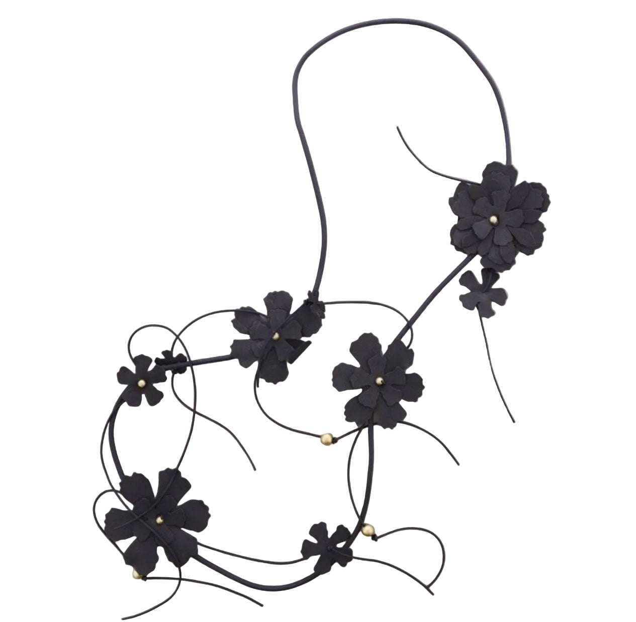 Collar flores goma Eva