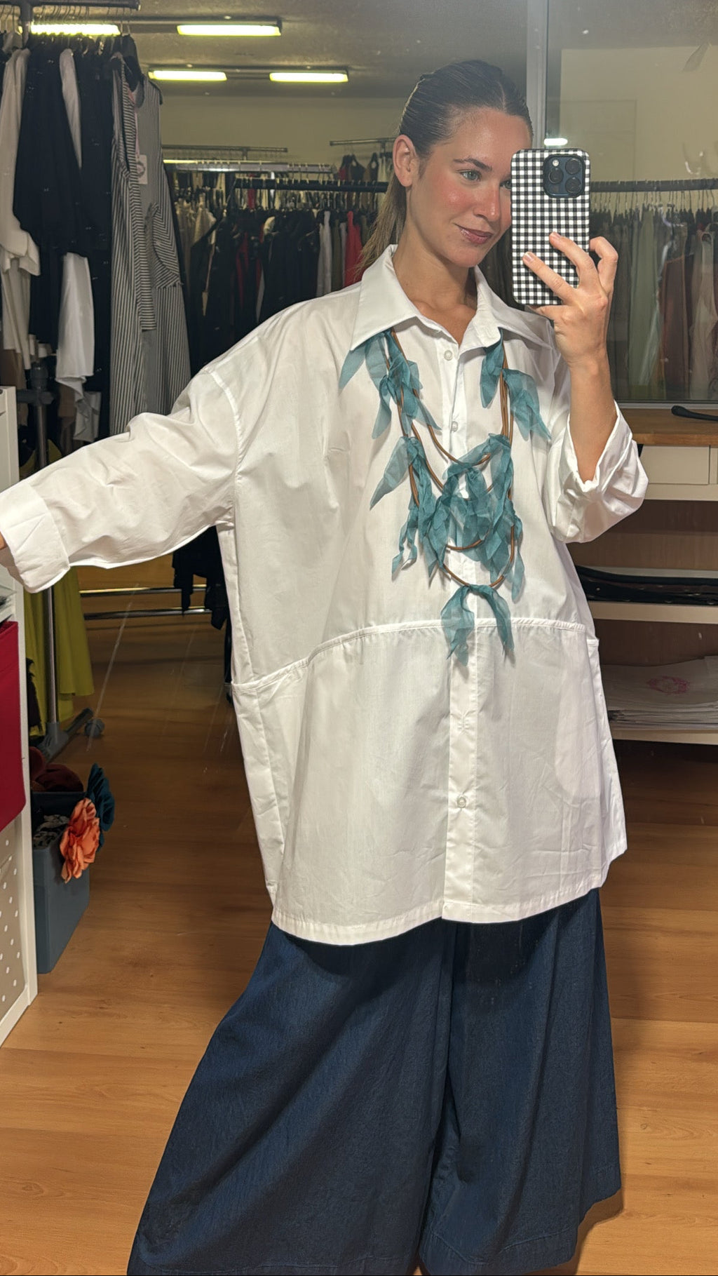 Camisa bolsillo maxi