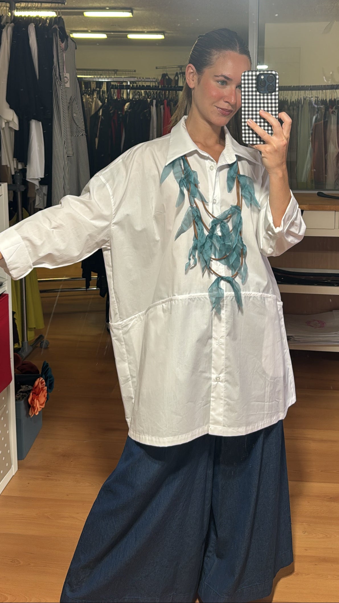 Camisa bolsillo maxi