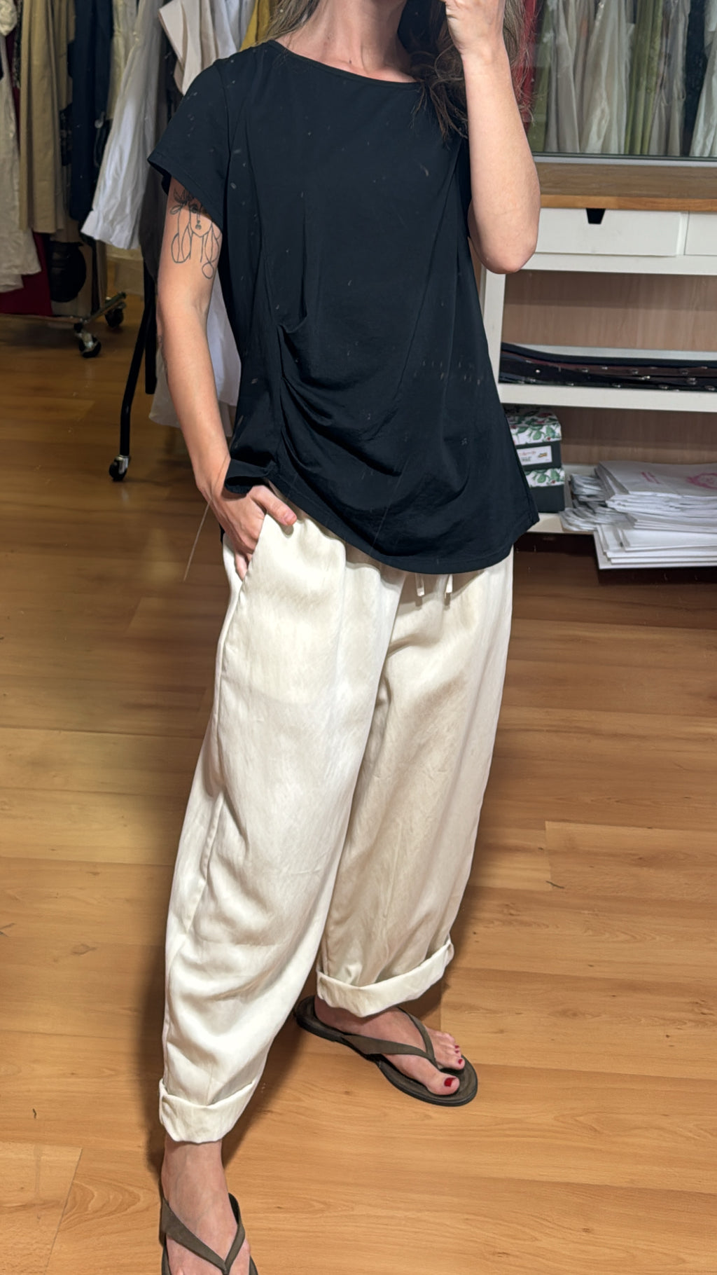 Pantalón fluido