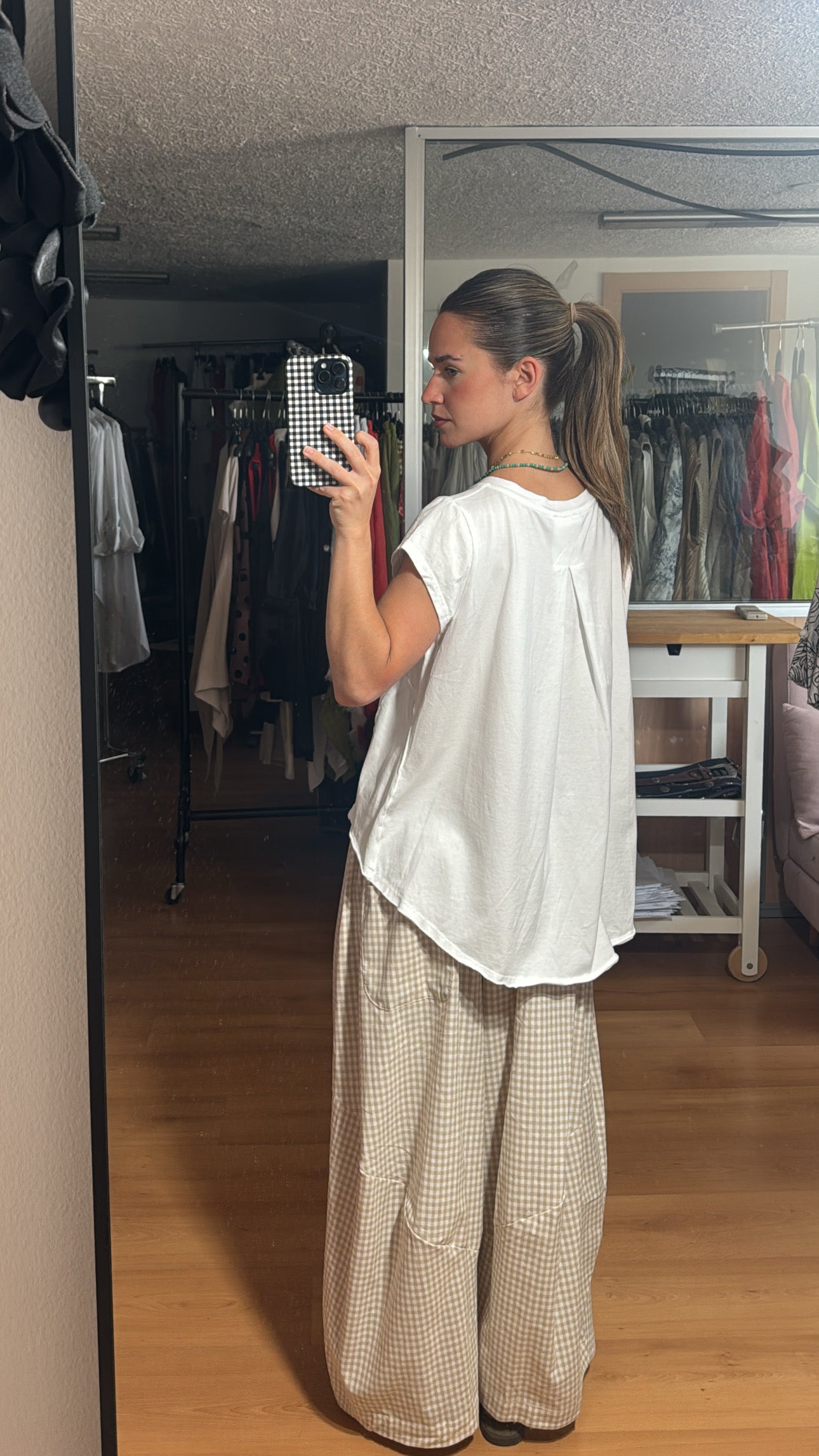Camiseta de algodón con bolsillo