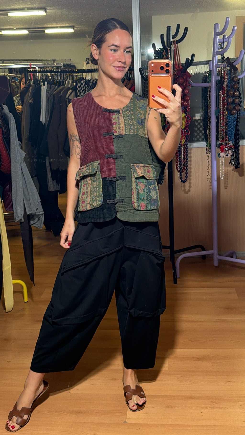 Chaleco Boho patchwork