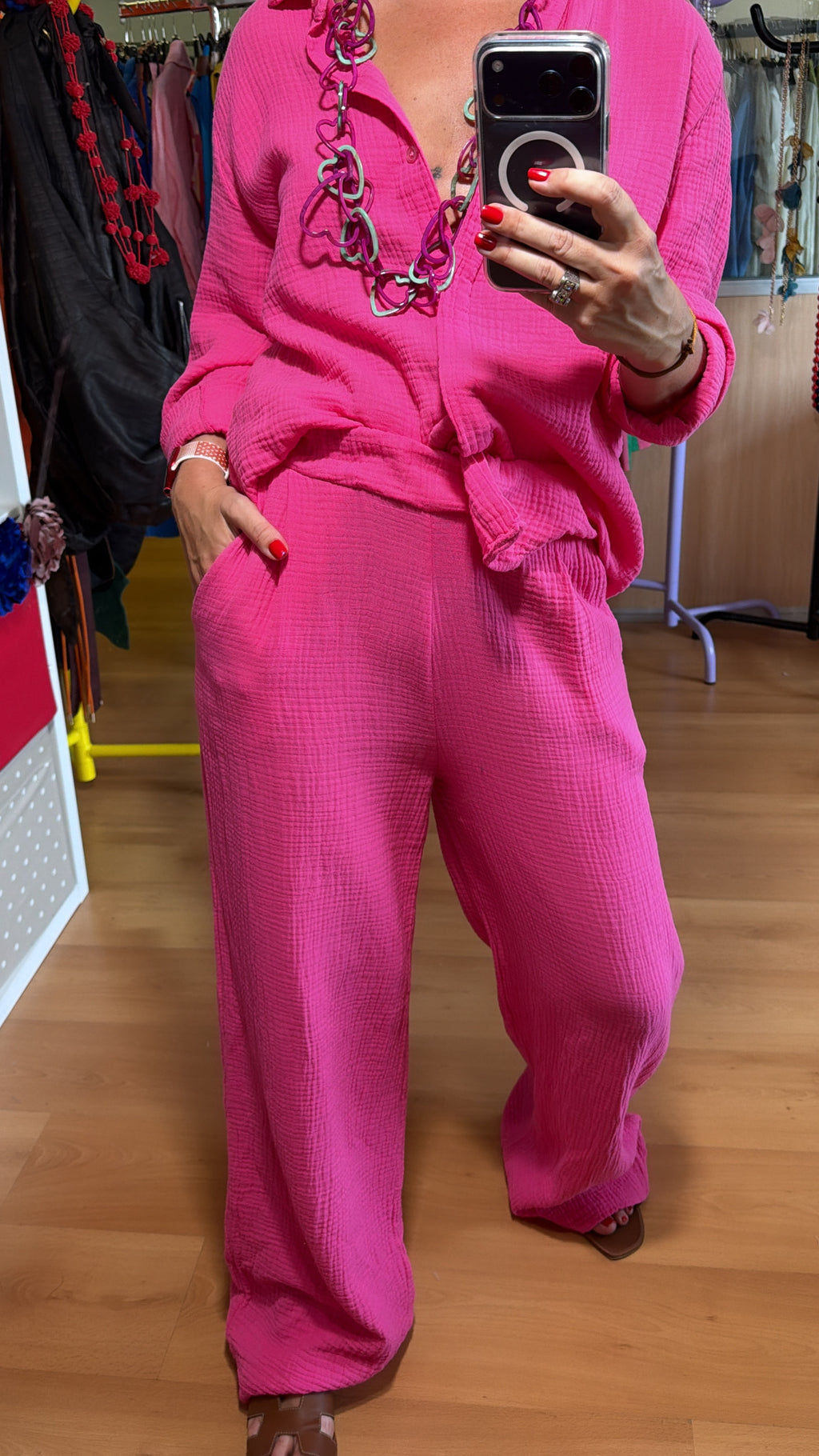 Pantalón muselina