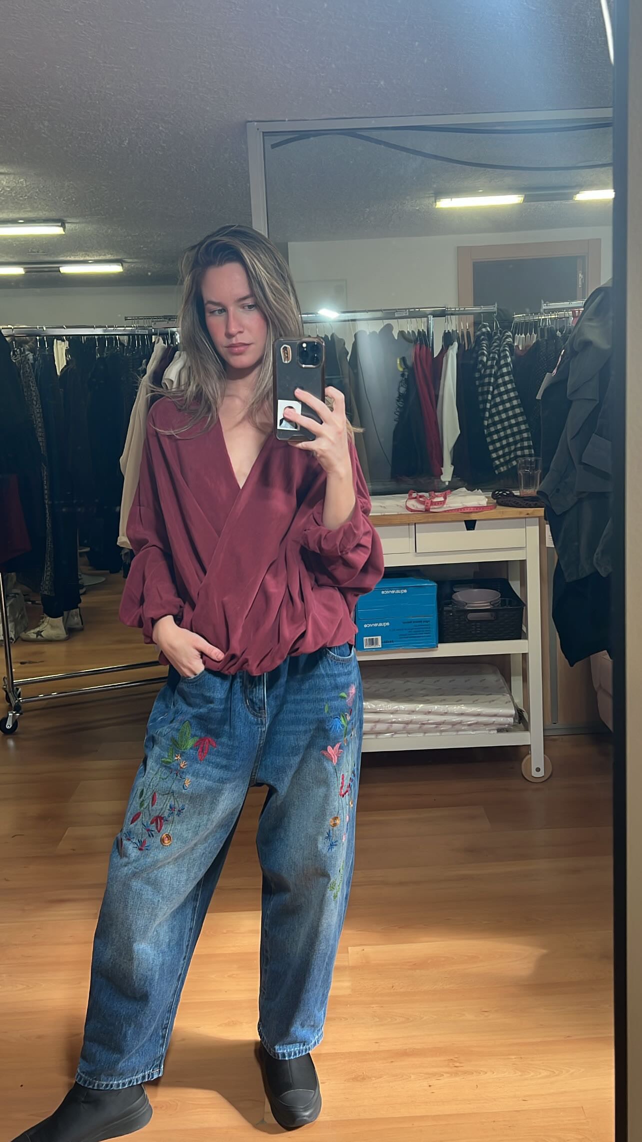 Blusa cruzada