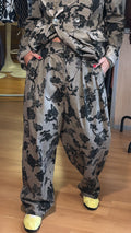 Pantalón floral globo