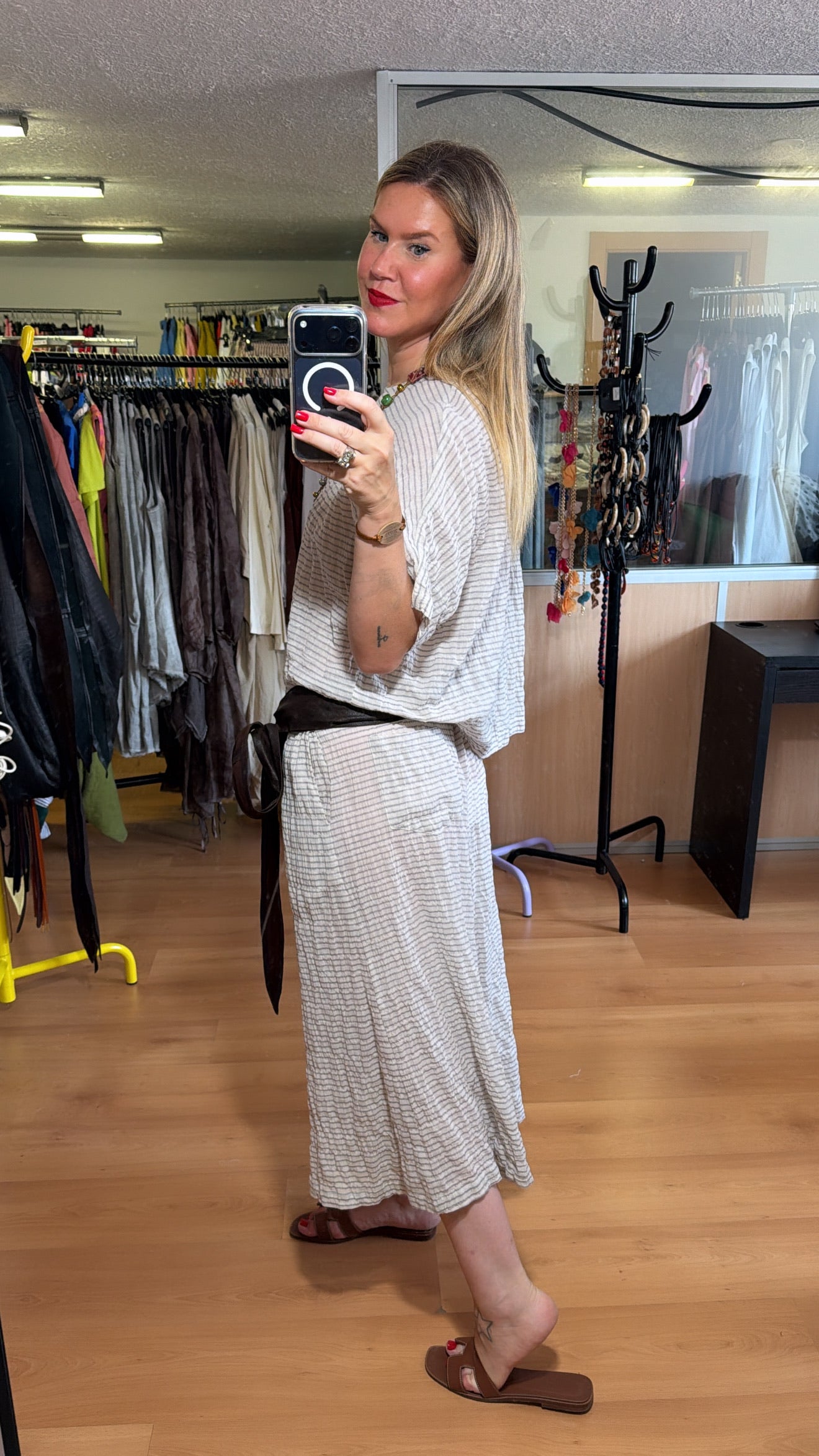 Blusa manga corta conjunto