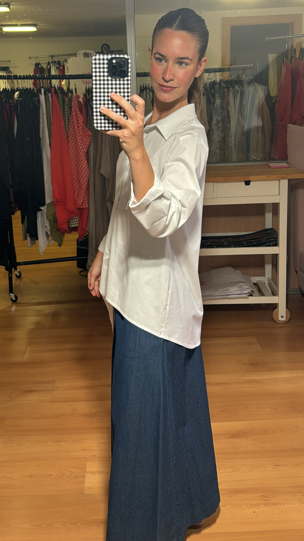 Camisa asimétrica