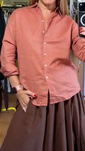 Camisa ramio terracota