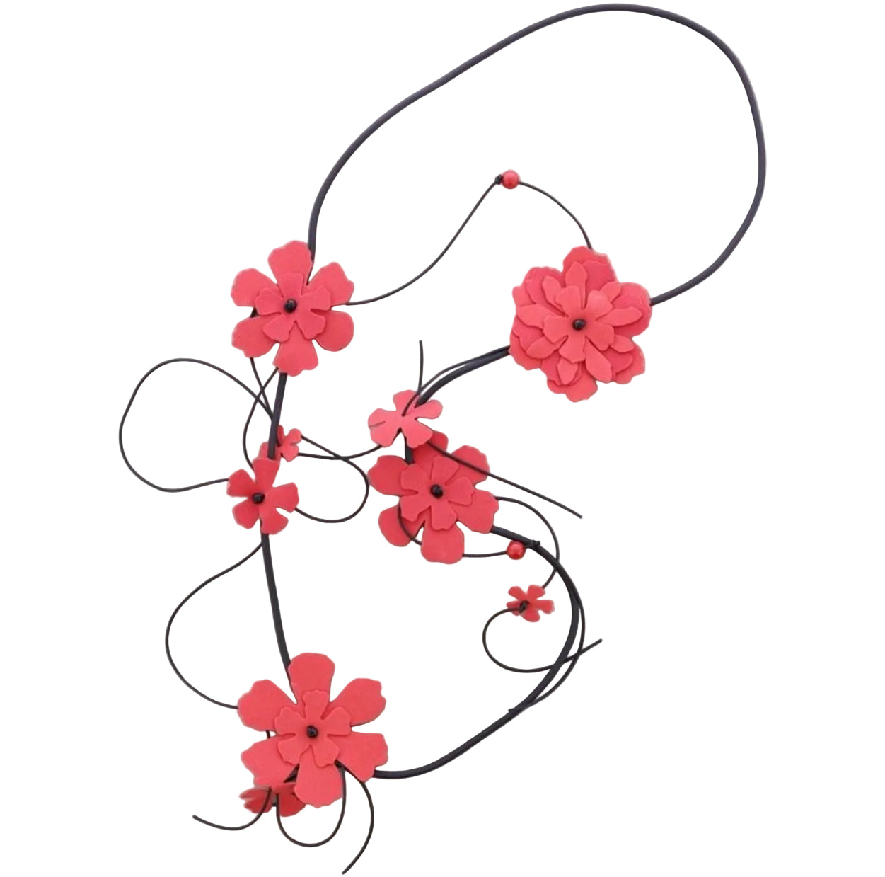 Collar flores goma Eva