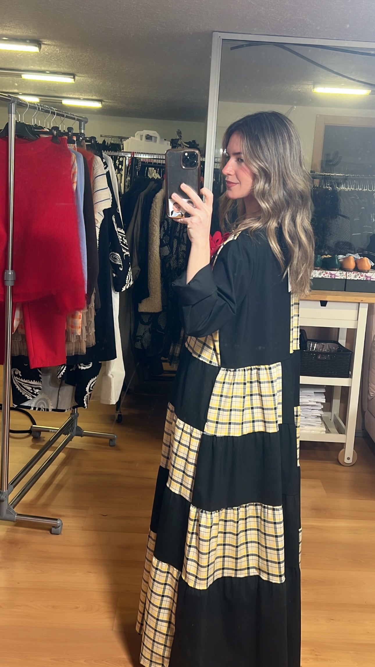 Vestido manga larga
