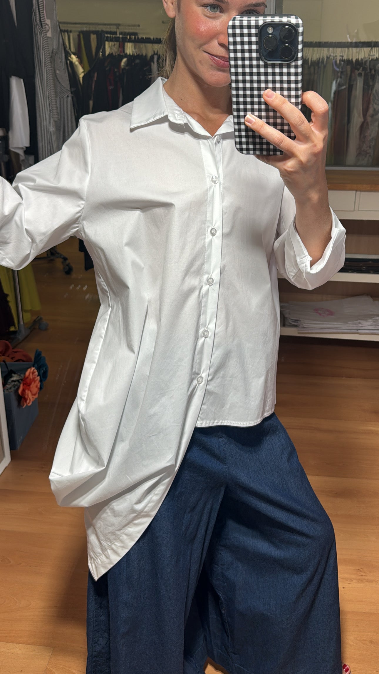 Camisa asimétrica
