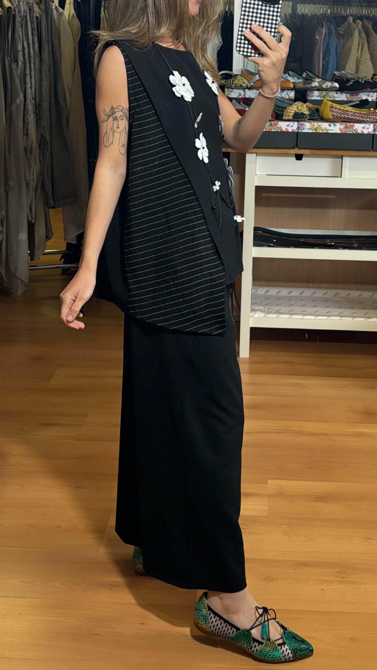 Conjunto blusa y pantalón