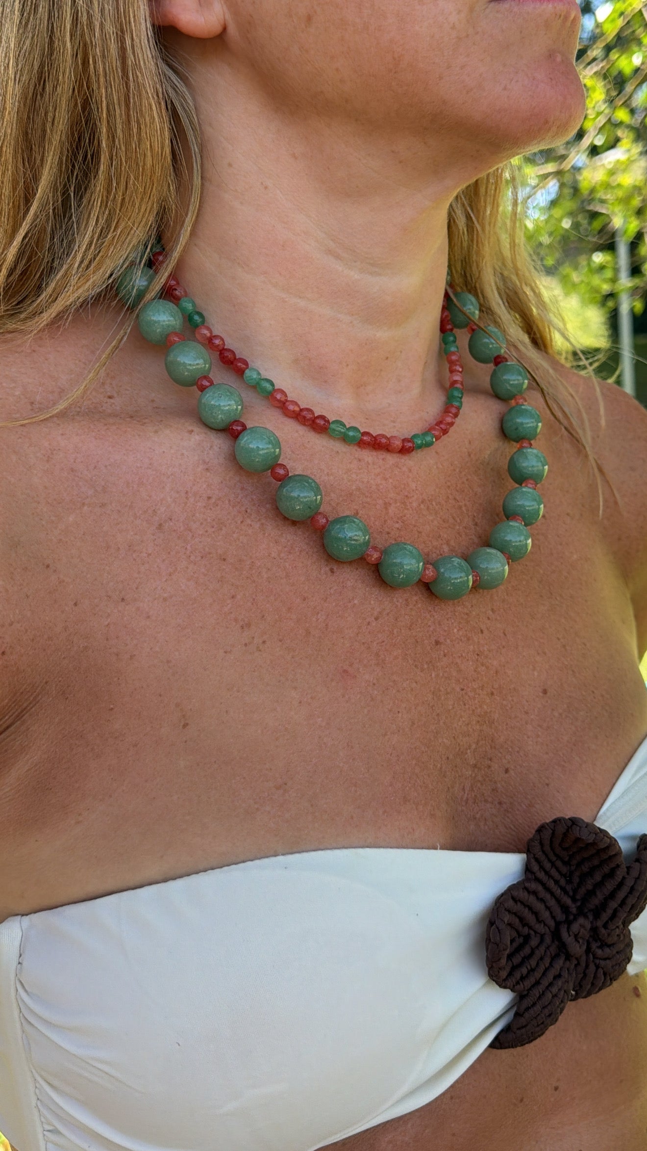 Collar de aventurina
