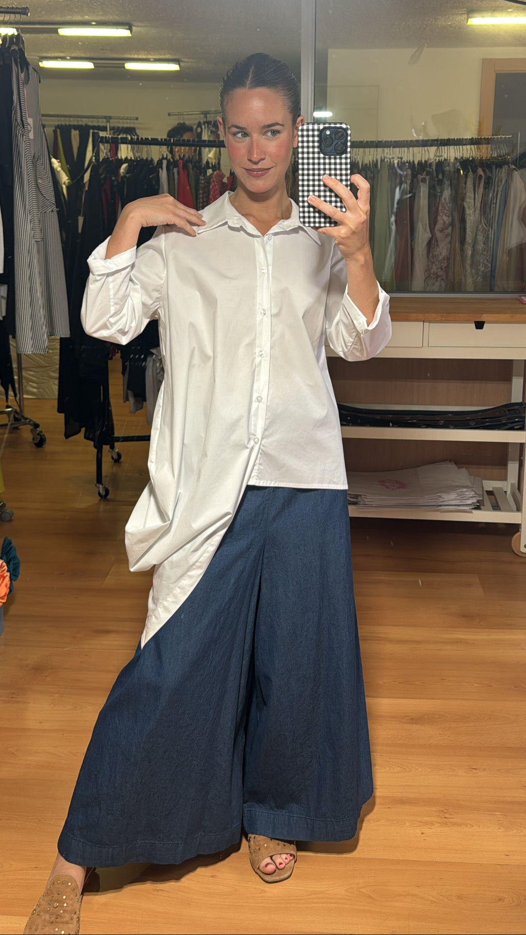 Camisa asimétrica