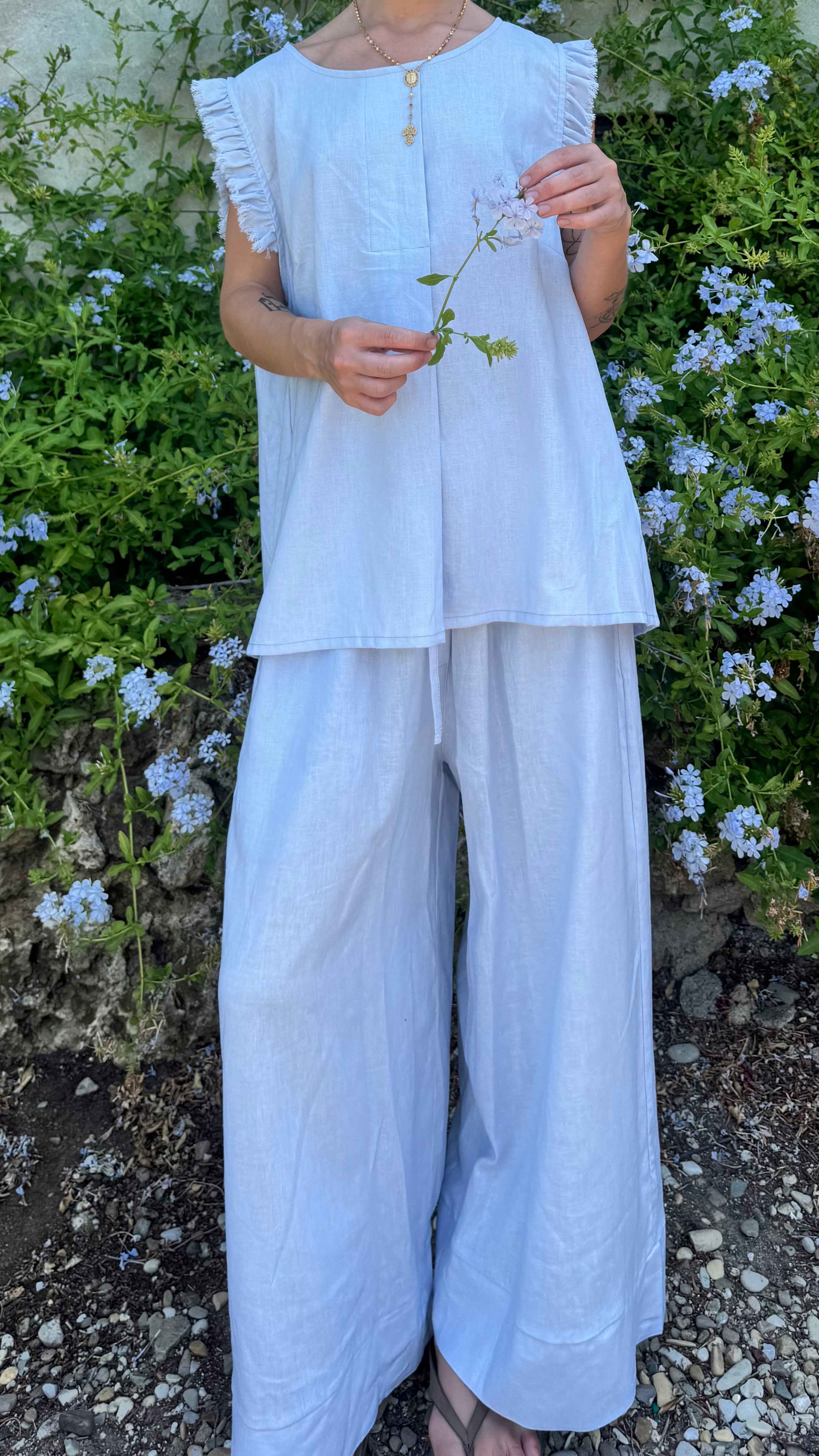 Pantalón celeste
