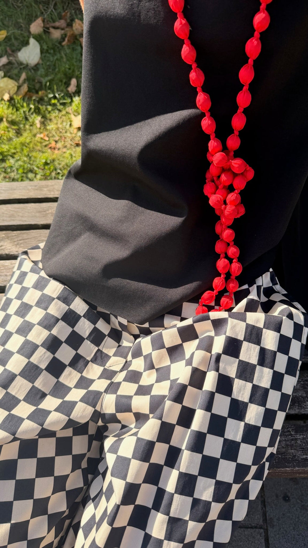 Pantalón damero