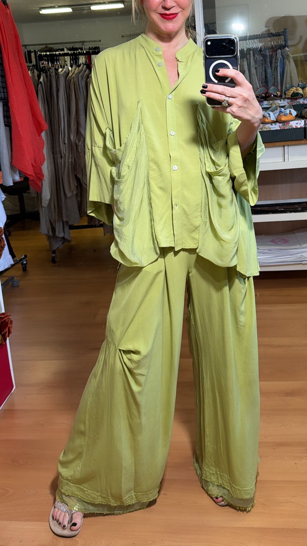 Pantalón seda fluido