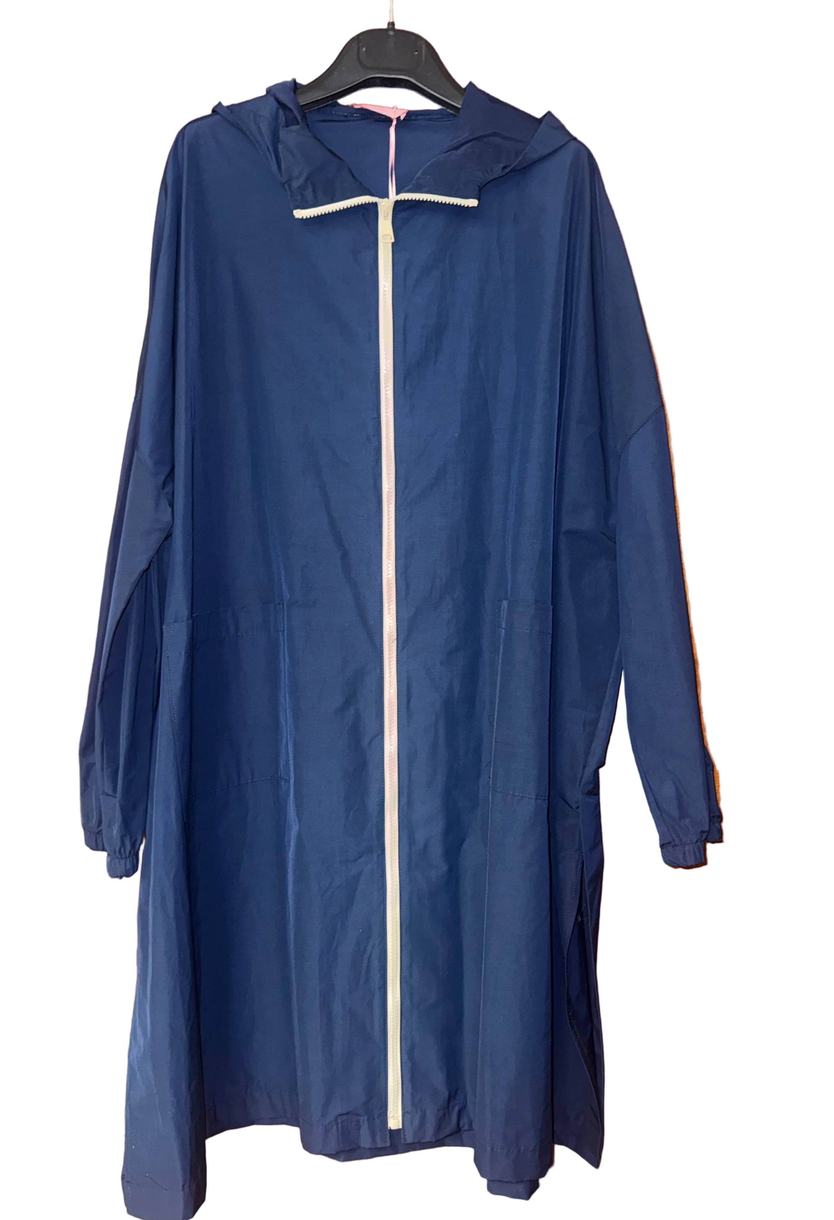 Gabardina con cremallera